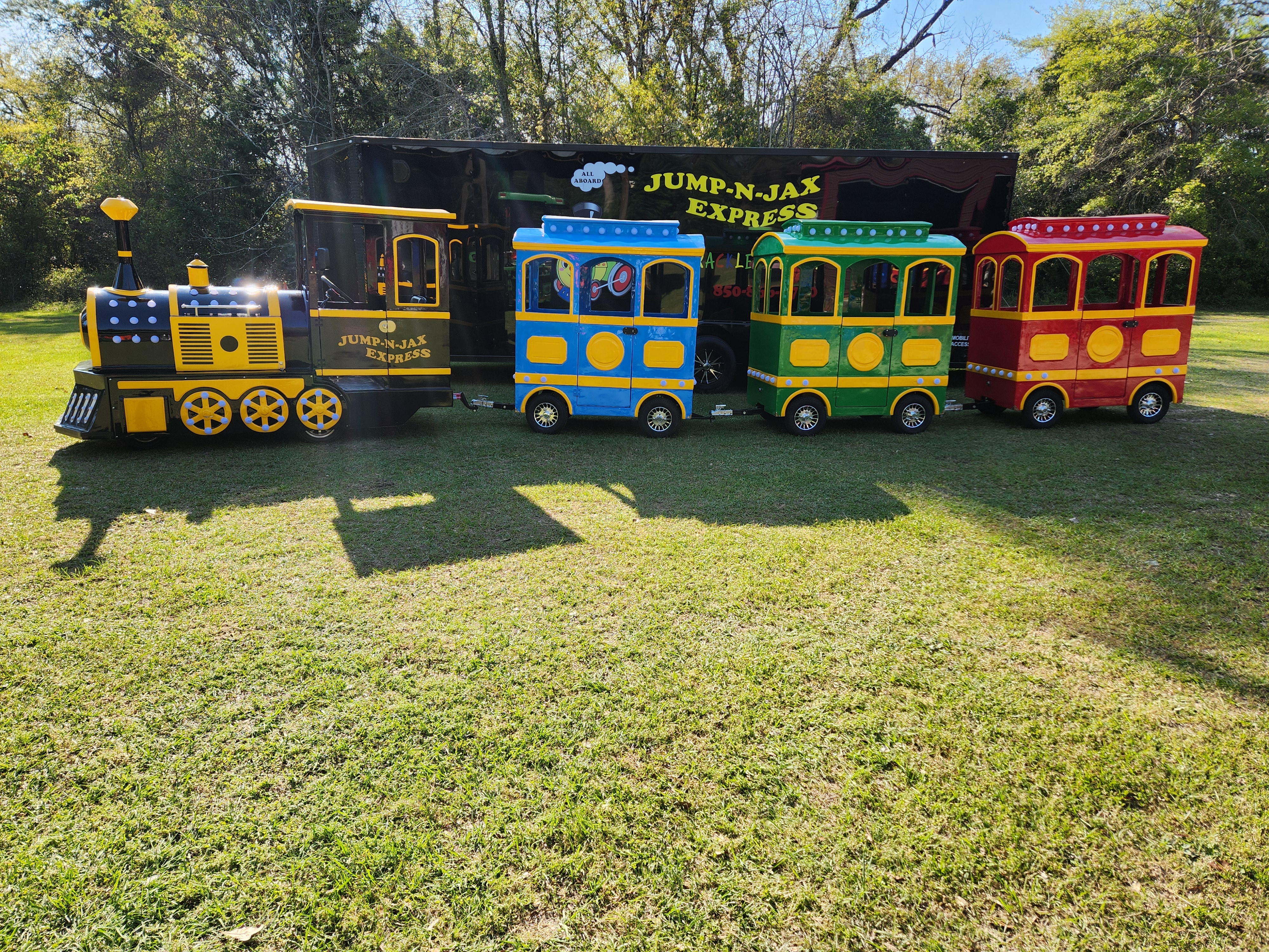 Jump N Jax Express Trackless Train