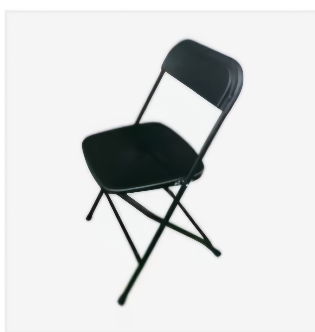 800 LB Black Folding Chairs