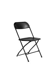 800 LB Black Folding Chairs