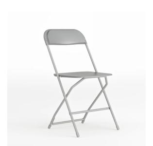 800 LB Gray Folding Chairs