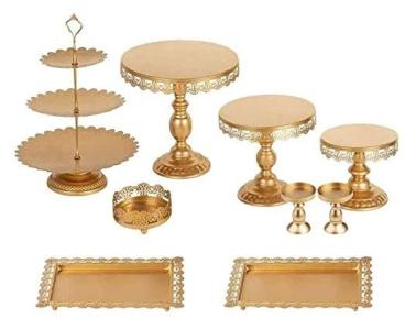 Cake Stand Set Gold