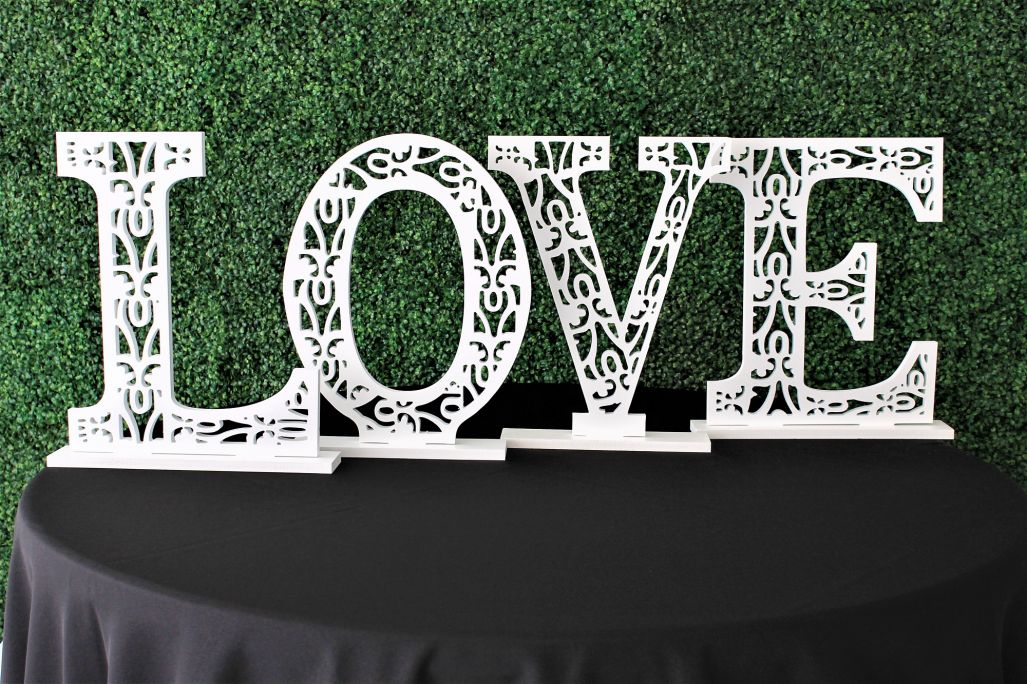 LOVE Letters White