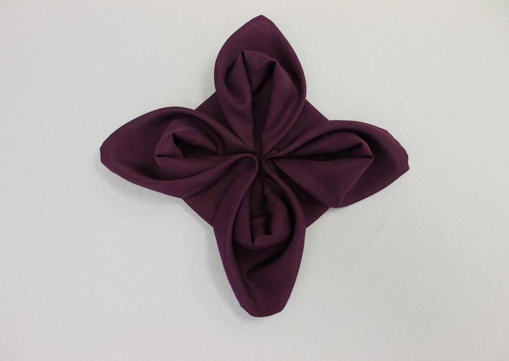 Plum Poly 17x17 Napkin