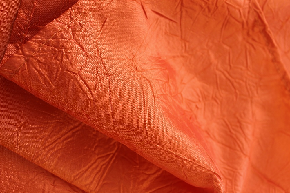 Orange Crinkled Taffeta 20x20 napkin