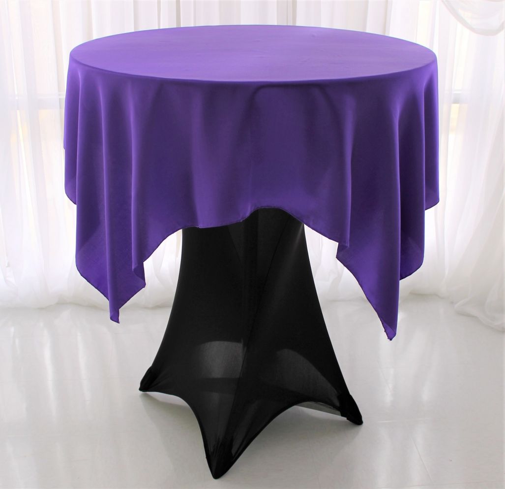 Purple Overlay Satin 60x60