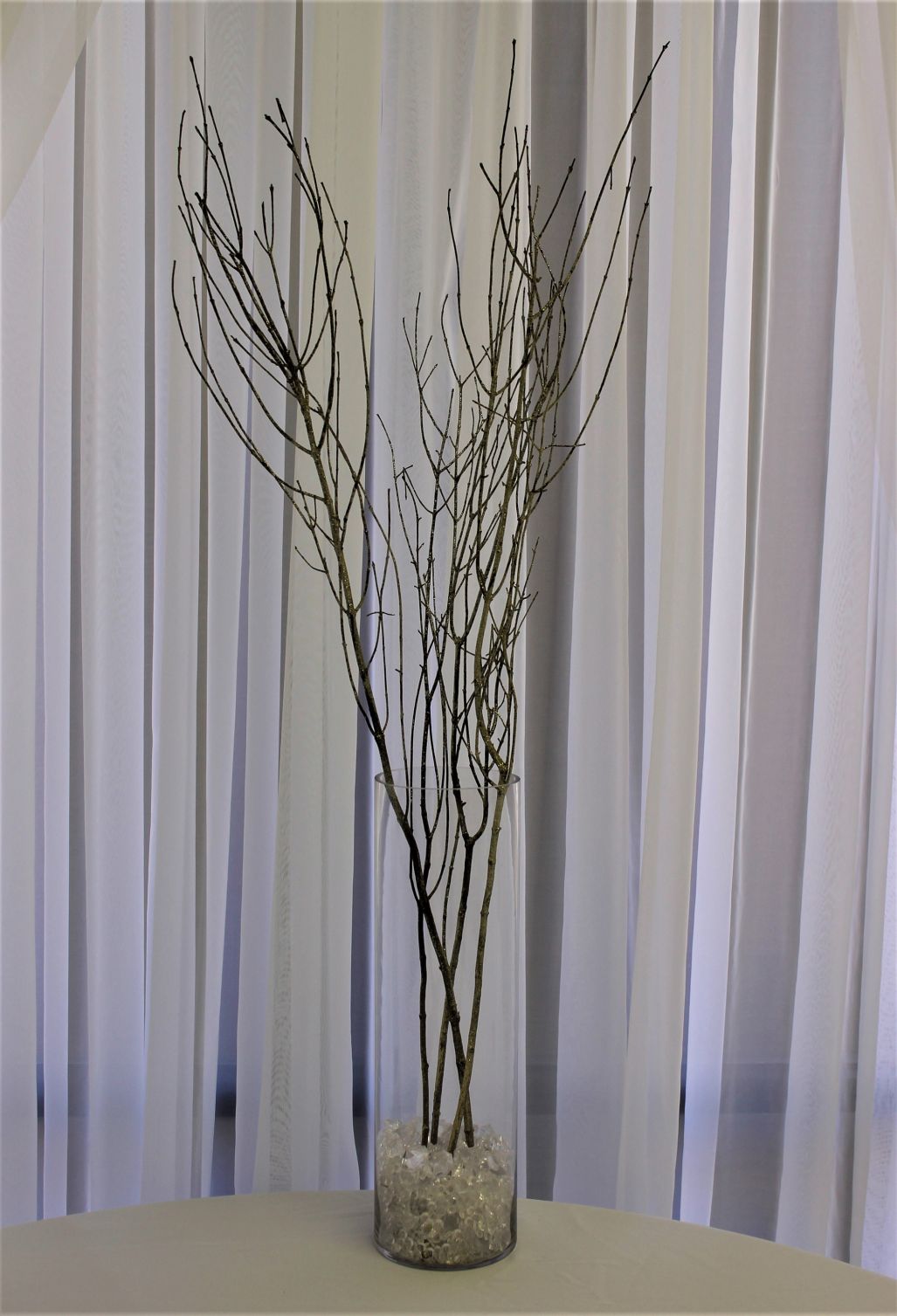 Cylinder Crystal Clear 20"
