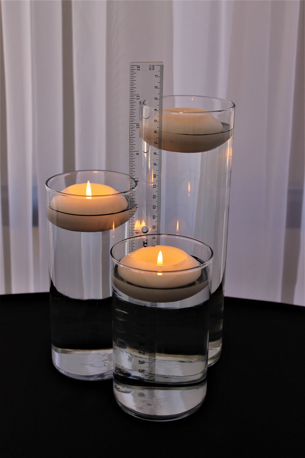 Cylinder Crystal Clear 8"