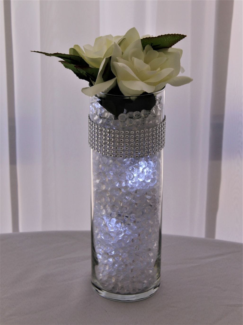 Cylinder Crystal Clear 10"