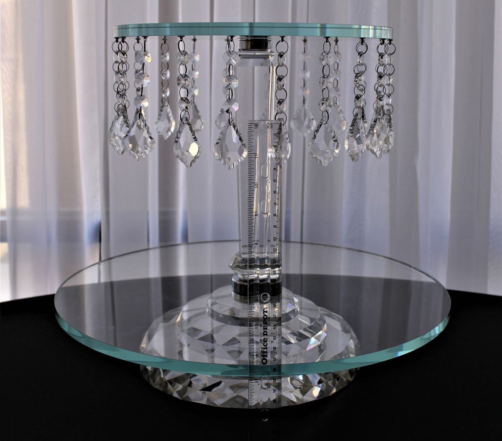 Serveware Crystal platter round 
