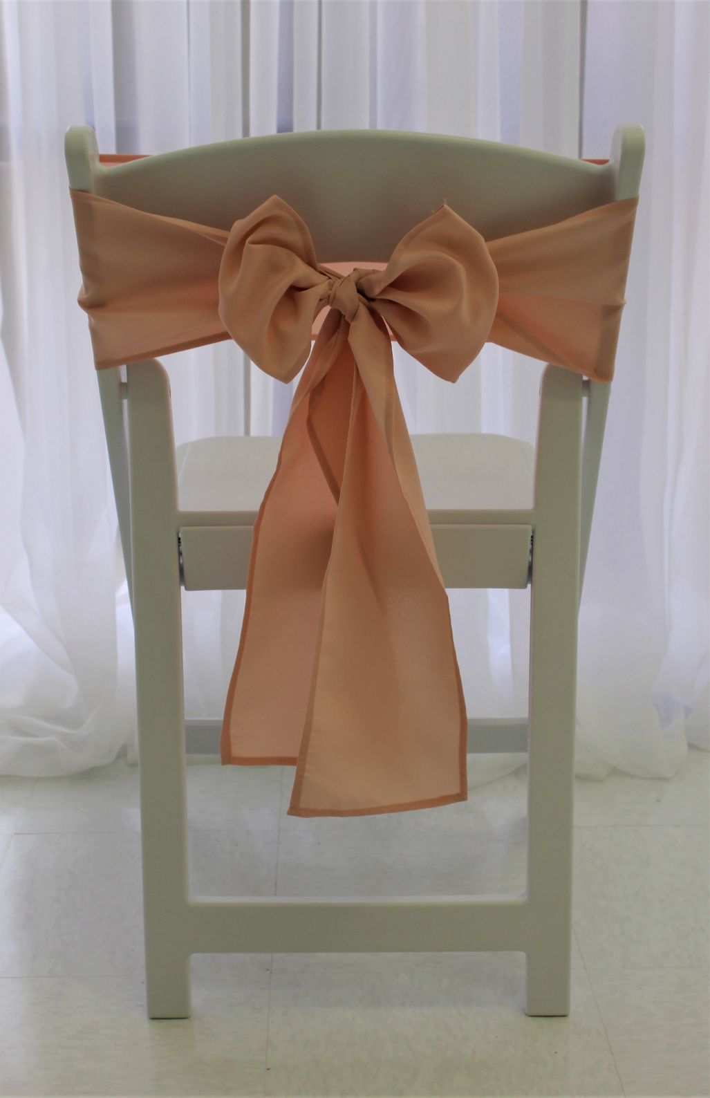 Rose Gold Poly Chair Sash