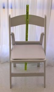 Chair Folding White Resin