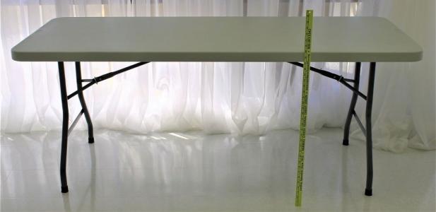 Table White 6' Rectangle