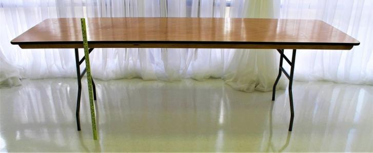 Table Wood 8' Rectangle