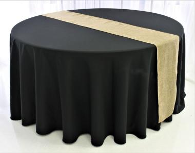 Burlap Faux Table Runner