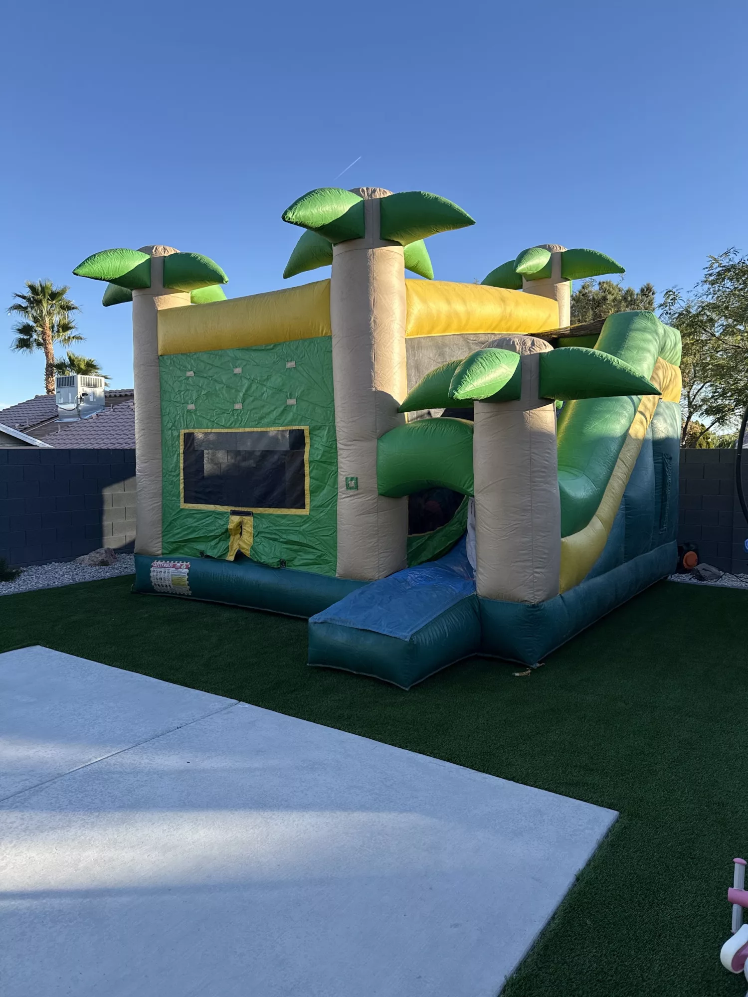 5-in-1 Tropical Bounce House