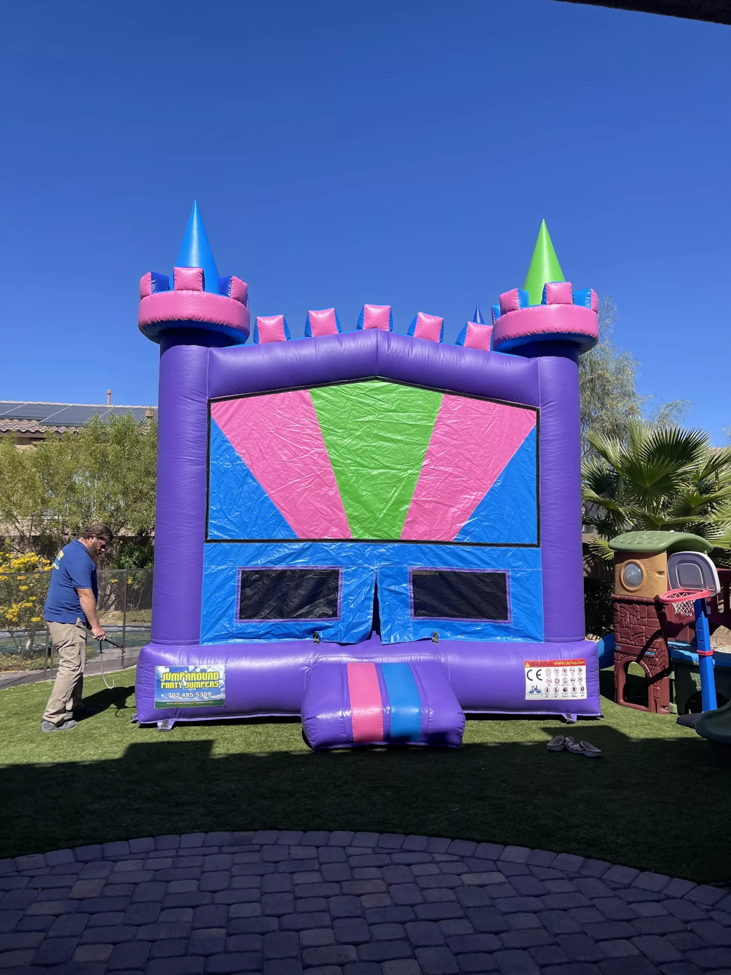 Princess Castle 13x13 Banner Bounce House