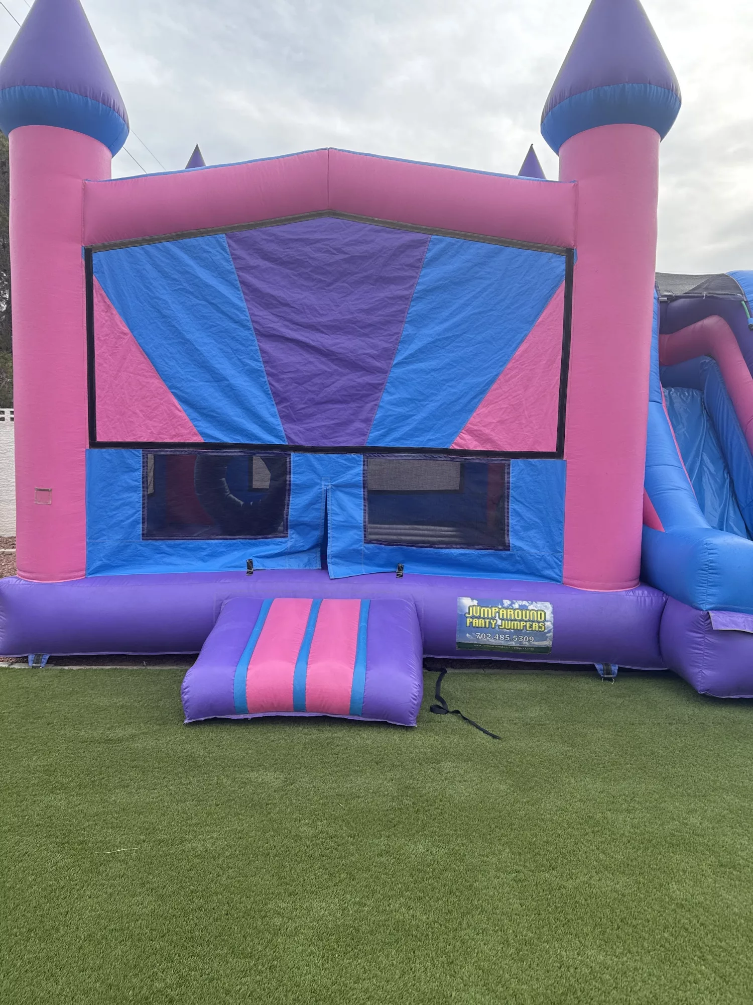 5-in-1 Princess Castle Bounce House Combo (Wet or Dry) (Wet $289)