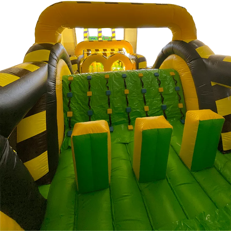 98' Toxic Stunt Run Dual Lane Obstacle Course