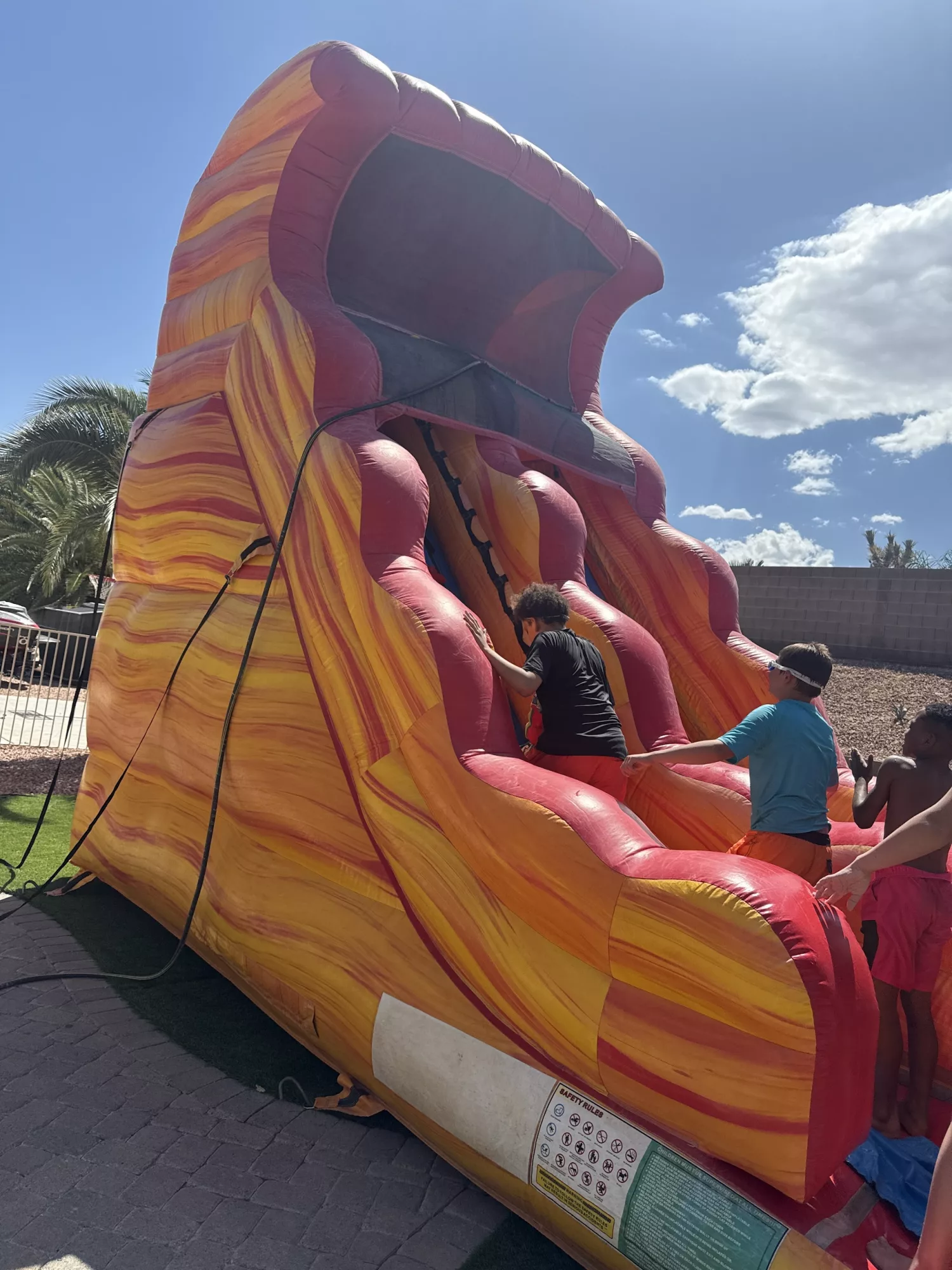 18' Lava Water Slide (Wet $309)
