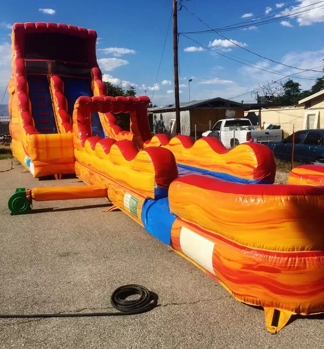 18' Lava Slide with Slip-n-Slide (wet only)