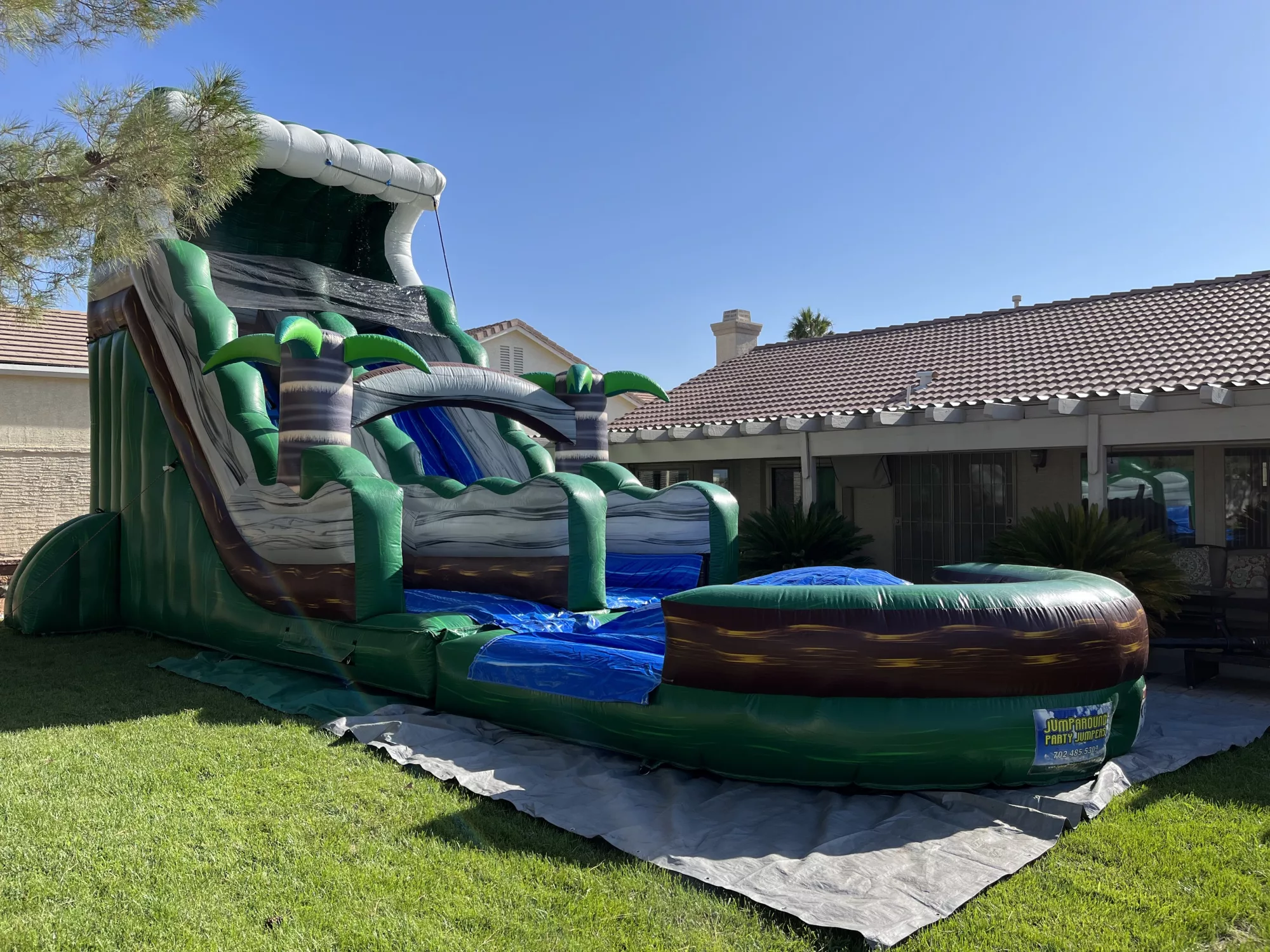 21' Tropical Crush Water Slide (Wet $359)