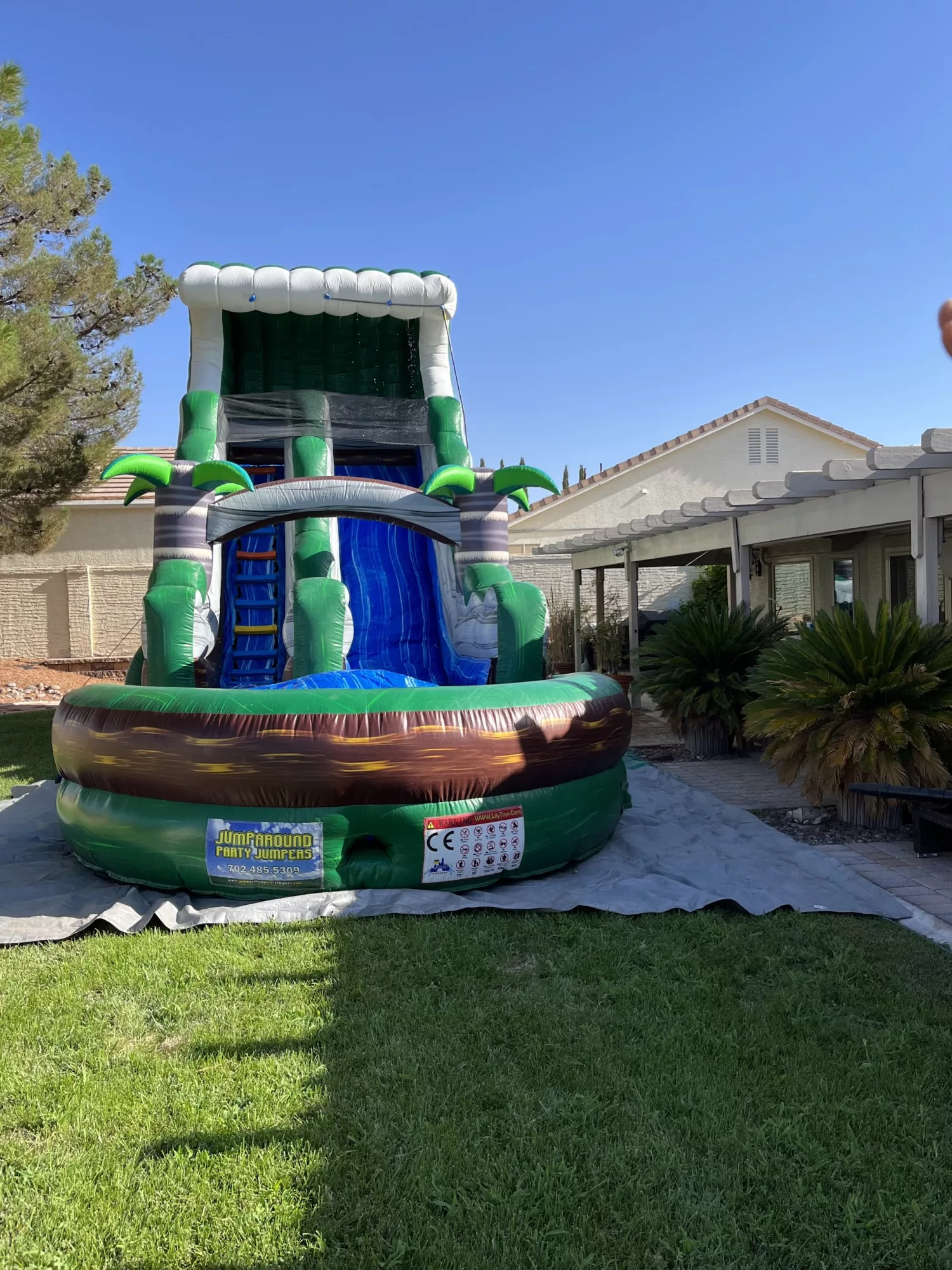 21' Tropical Crush Water Slide (Wet $359)