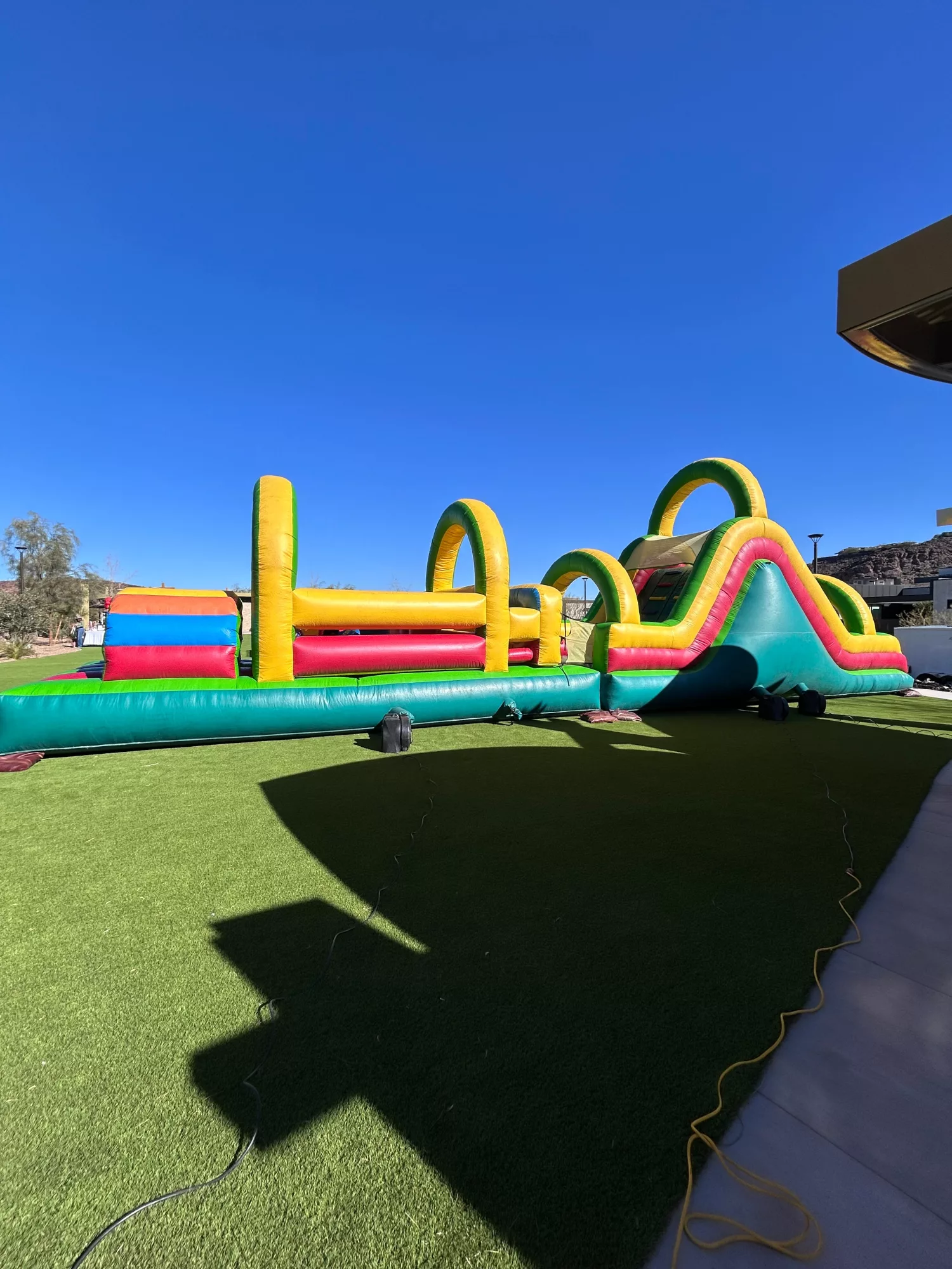 61' Go Course Dual Lane Obstacle Course