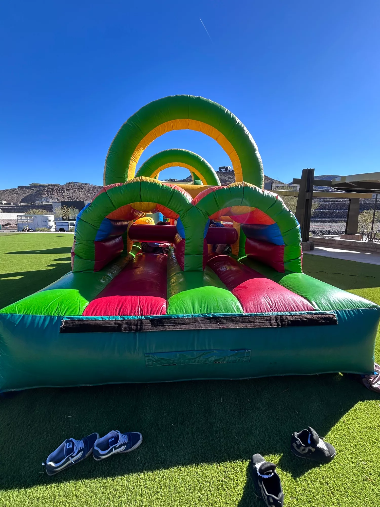 61' Go Course Dual Lane Obstacle Course