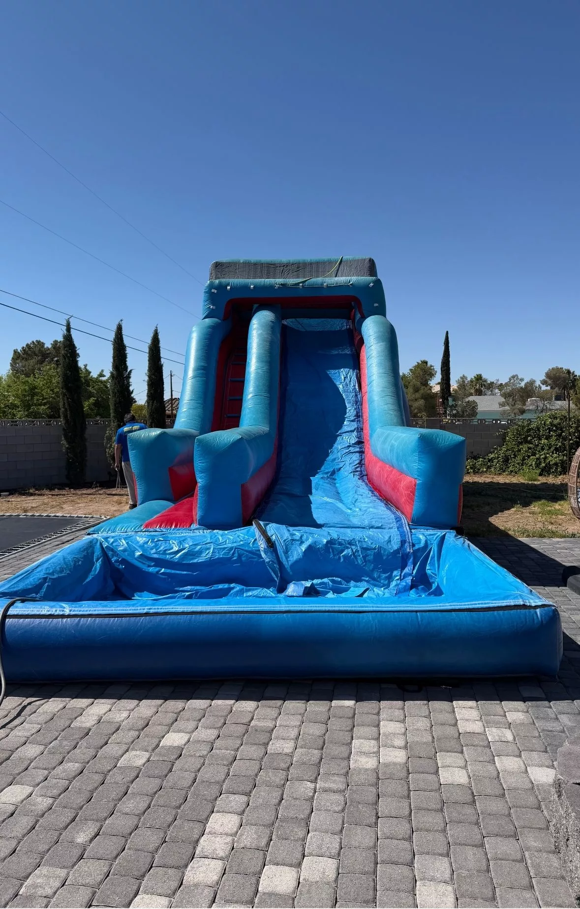 23' Double Drop Water Slide Rental (Wet $369)