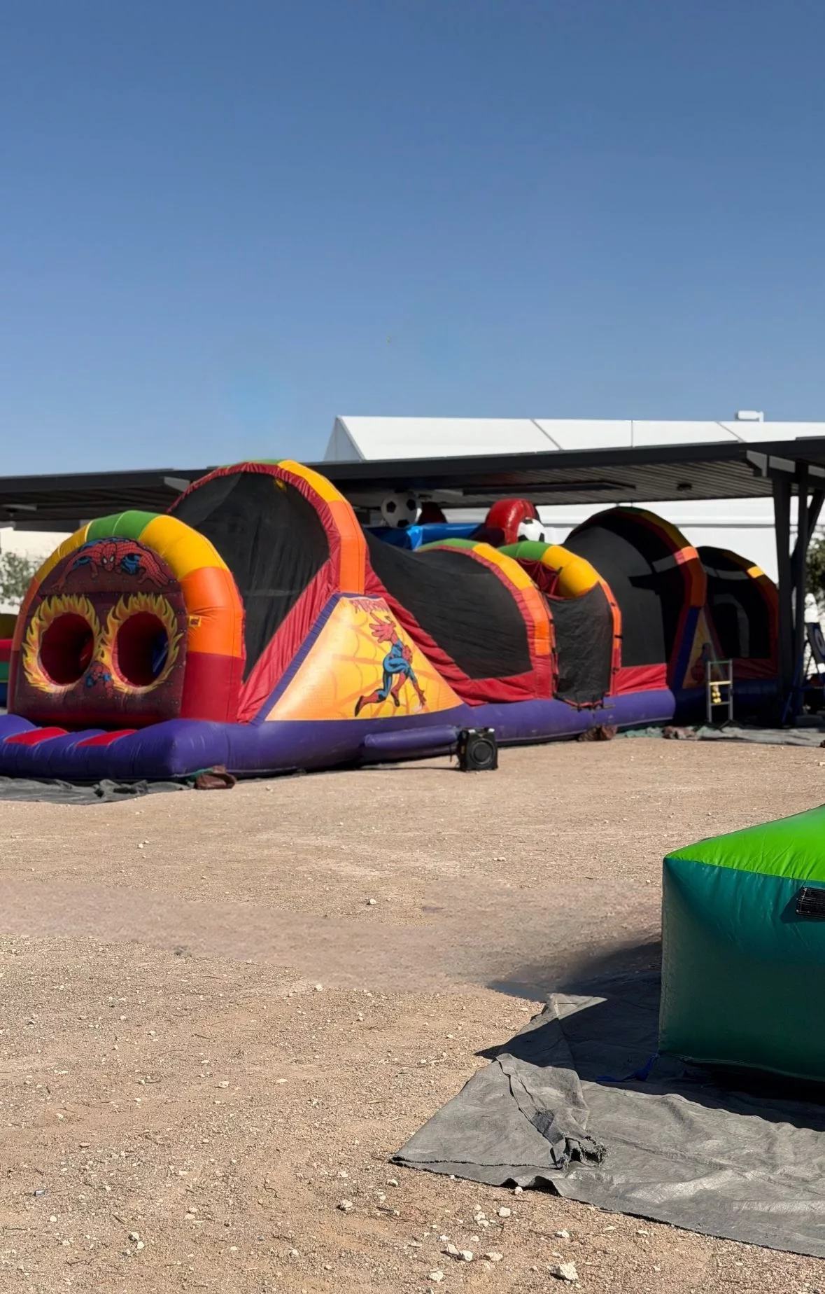 Spiderman Dual Lane Obstacle Course