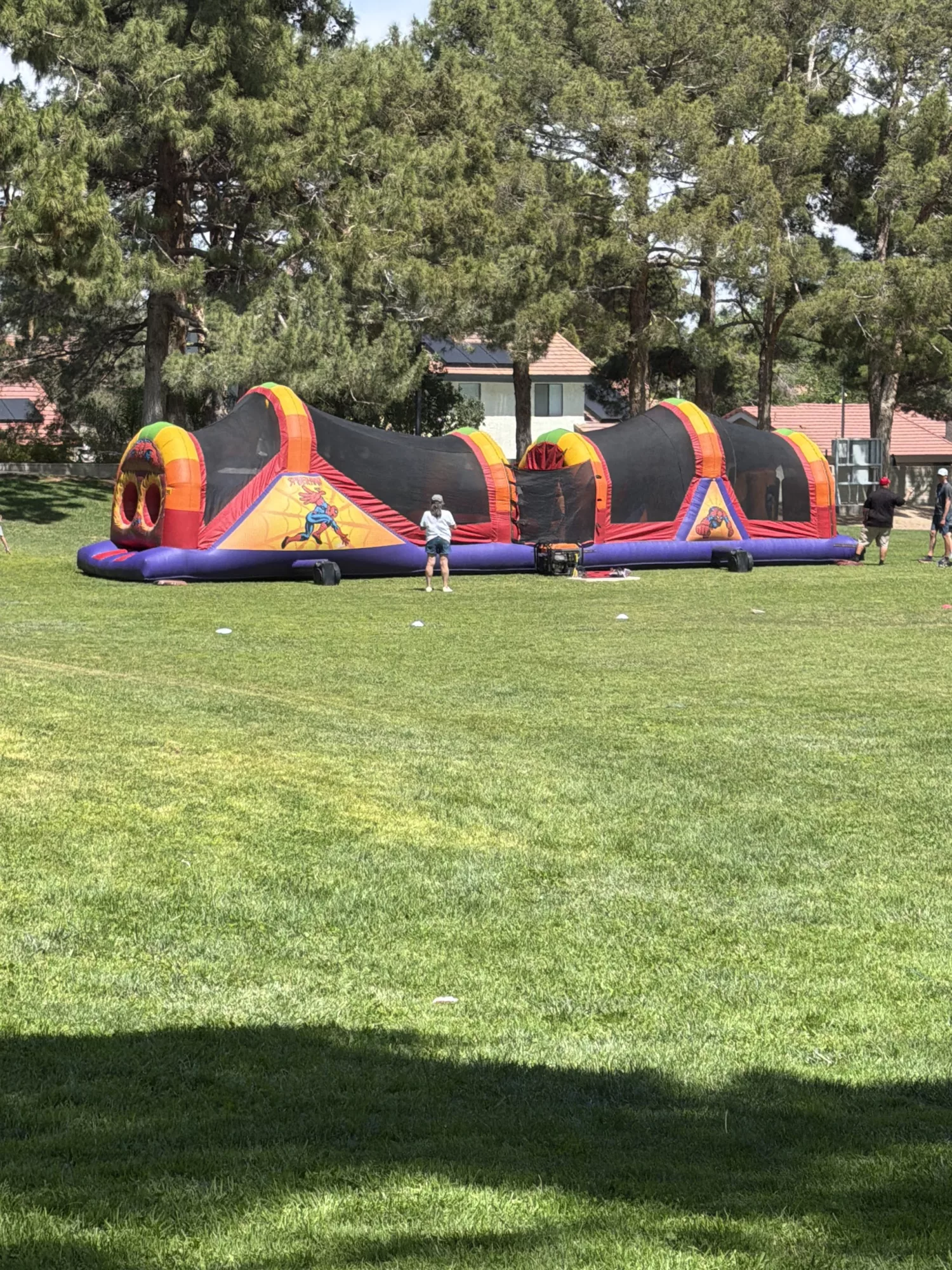 Spiderman Dual Lane Obstacle Course