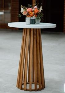 The Zyric: Slatted Cocktail Table