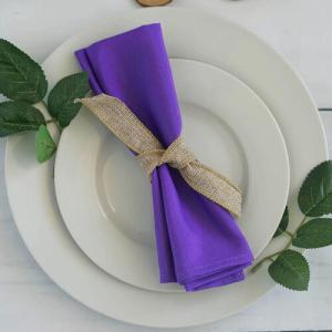 ZPC Polyester Napkin - Purple