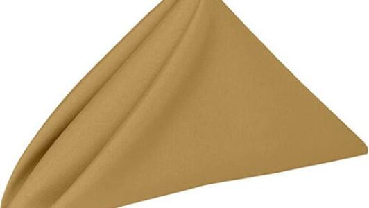 ZPC Polyester Napkin - Gold