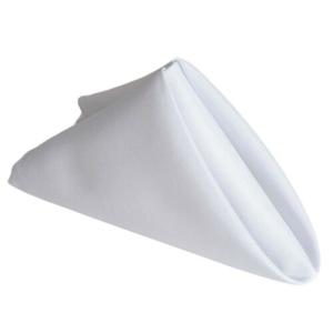 Polyester Napkin - White