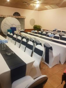 ZPC Satin Table Runner - Navy Blue