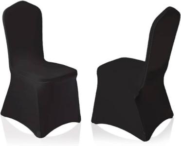 ZPC Spandex Banquet Chair Cover - Black