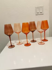 Nude Mixed Wine Glass