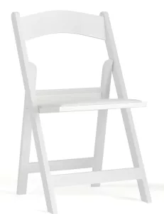 White Resin Chair