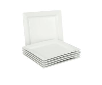 Square White Dinner Plate