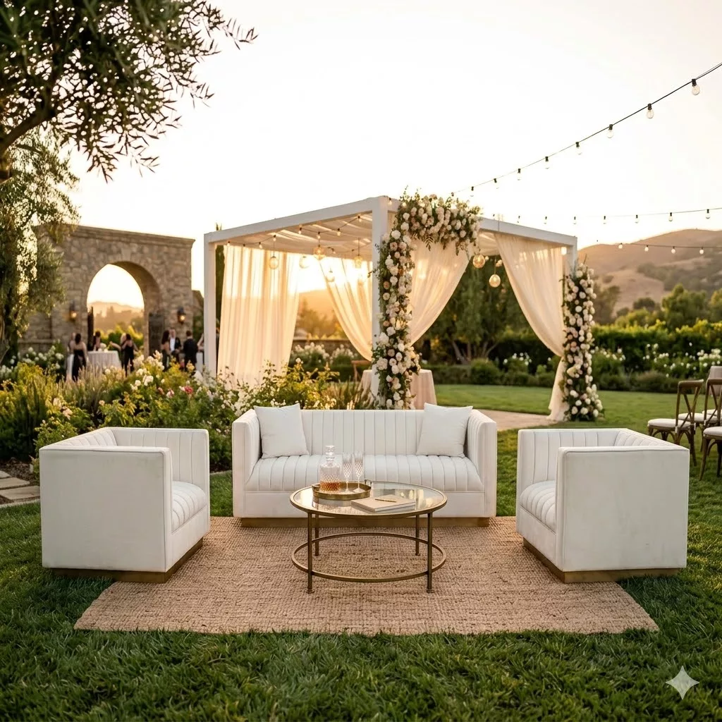The Avalon — Cream Velvet Channel-Tufted Chairs