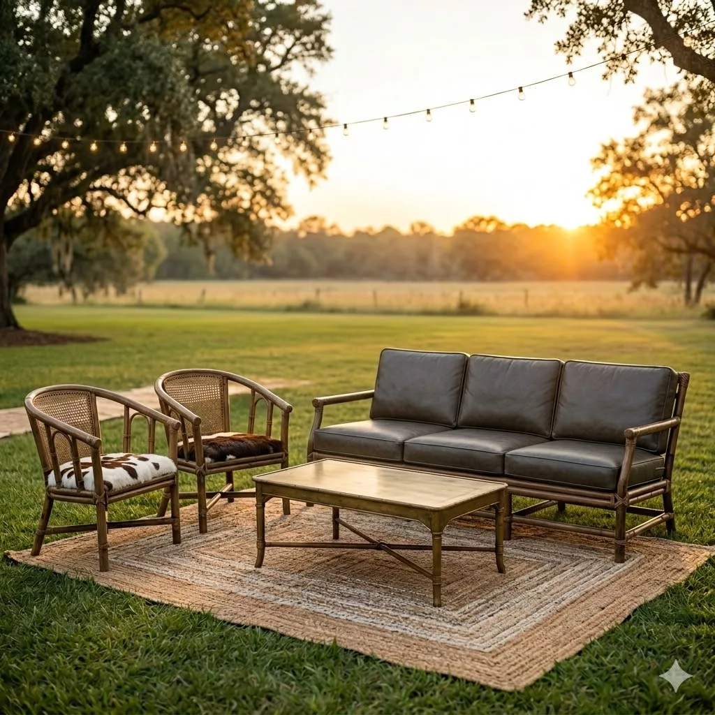 The Carmel — McGuire Bamboo Sofa