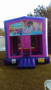 Girl Pink and purple Bounce House