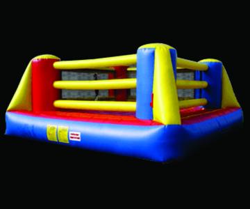 Boxing Ring With Giant Gloves