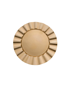 Gold Scalloped Charger Plate