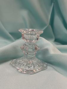 Mikasa Crystal Candle Holder 3"
