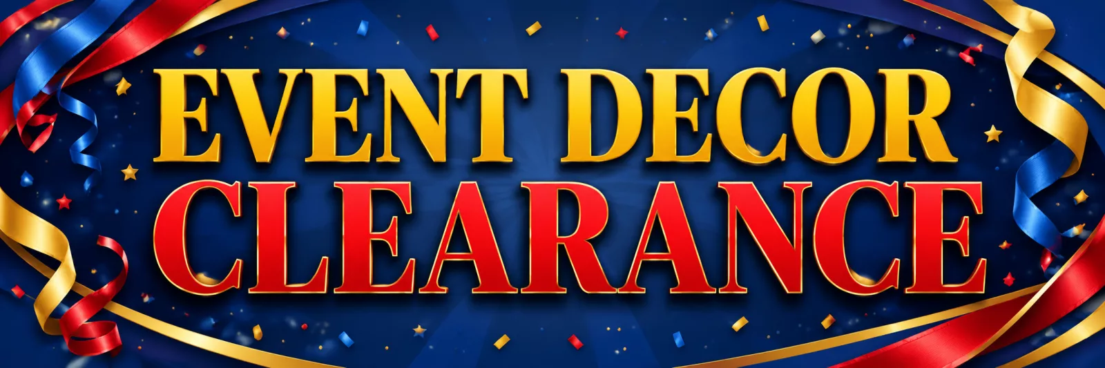 Event Décor Clearance Sale