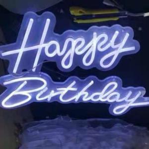 HAPPY BIRTHDAY NEON SIGN FOR BACKDROP