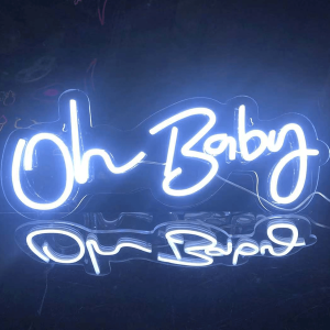 OH BABY  NEON SIGN FOR BACKDROP