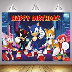 HAPPY BIRTHDAY SONIC BACKDROP